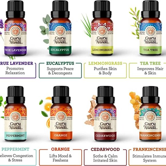 Guru Nanda - 8 Essential Oils Single Notes Set - Picture 4 of 9